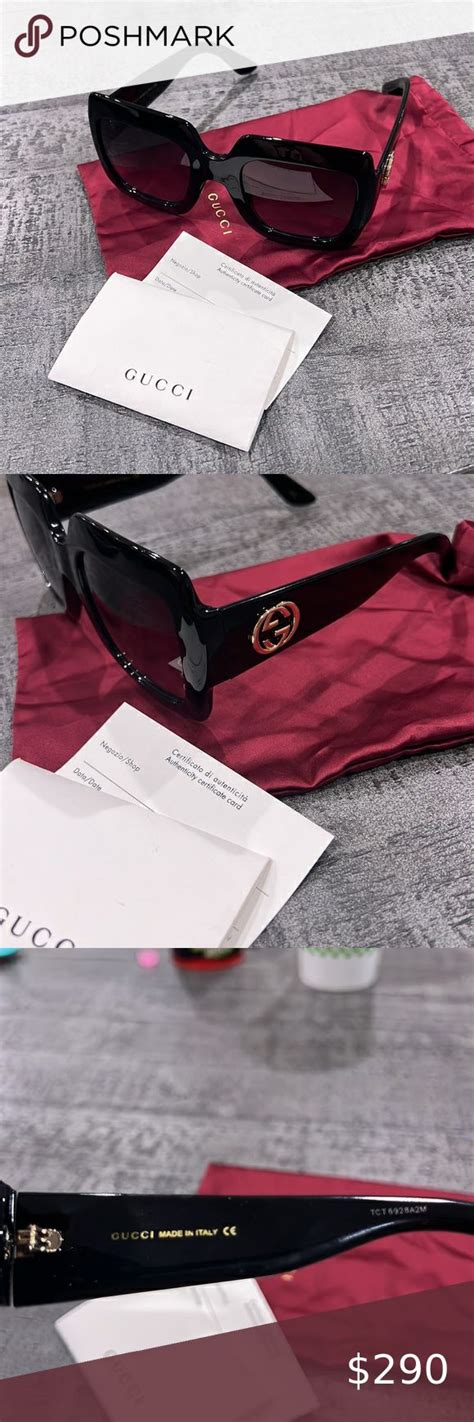 gucci glasses authenticity check|authentic gucci sunglasses excellent condition.